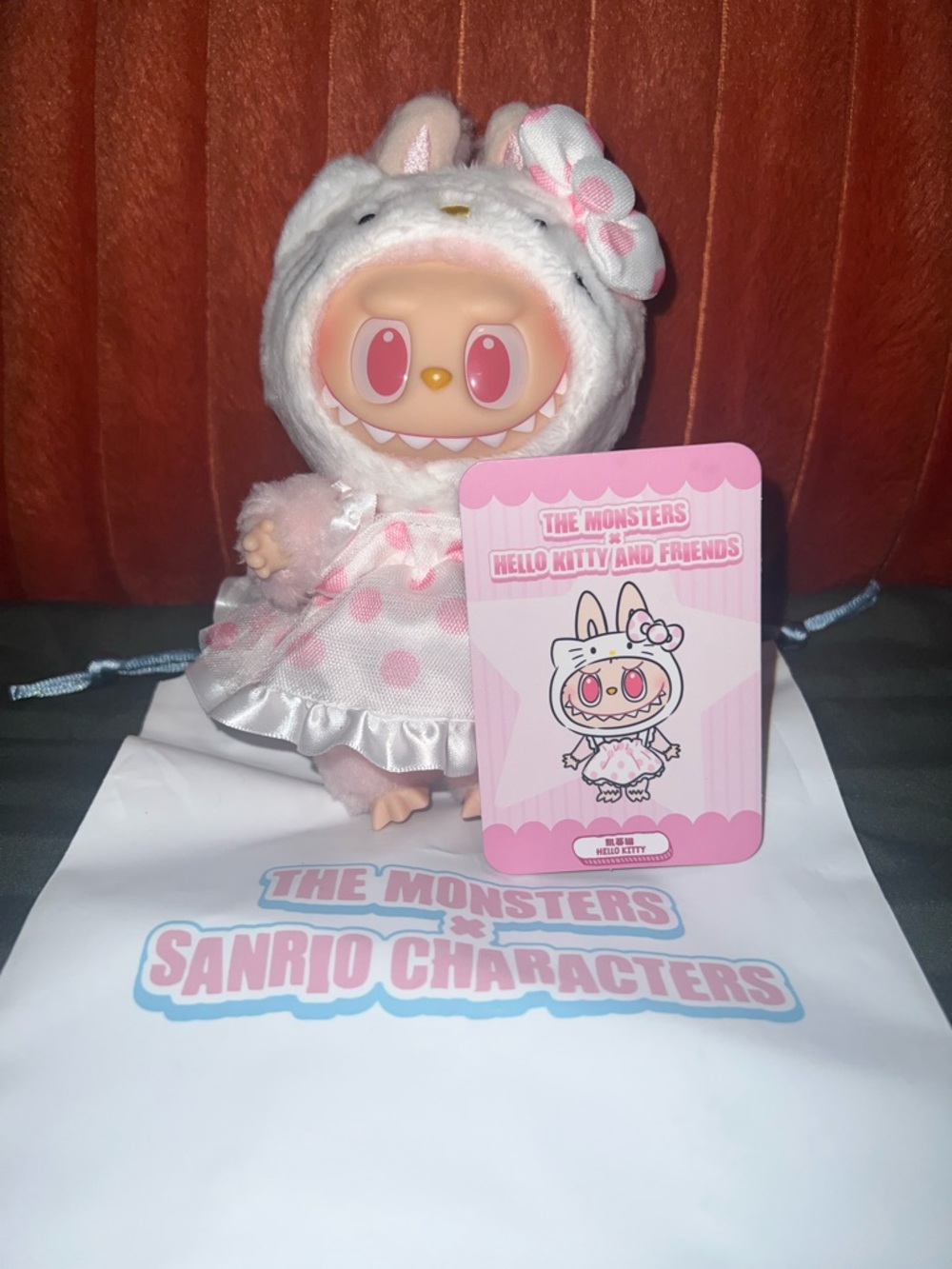 Hello Kitty ~ Sanrio Pink & White Polka Dot Monster Doll